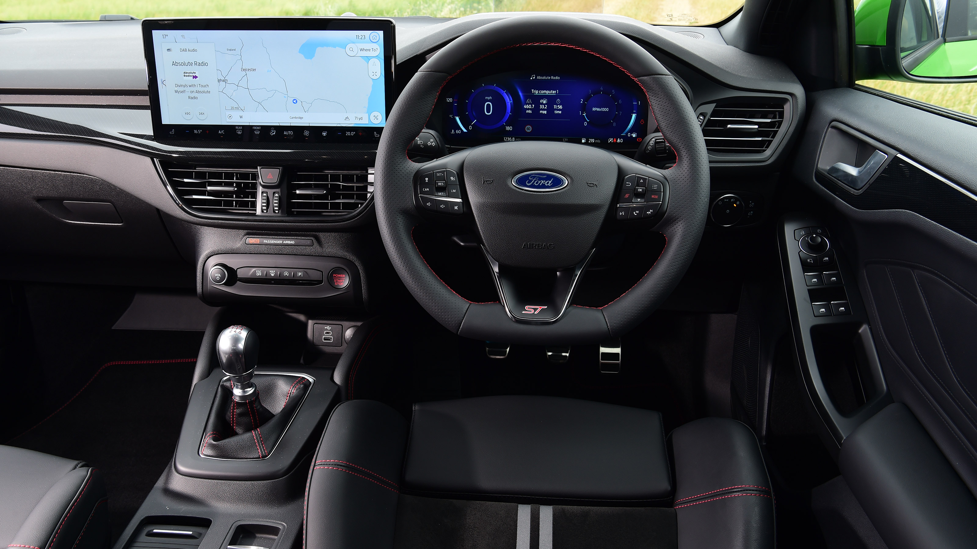 2022 Ford Focus St Base Interior 2022 Ford Focus St Base Interior